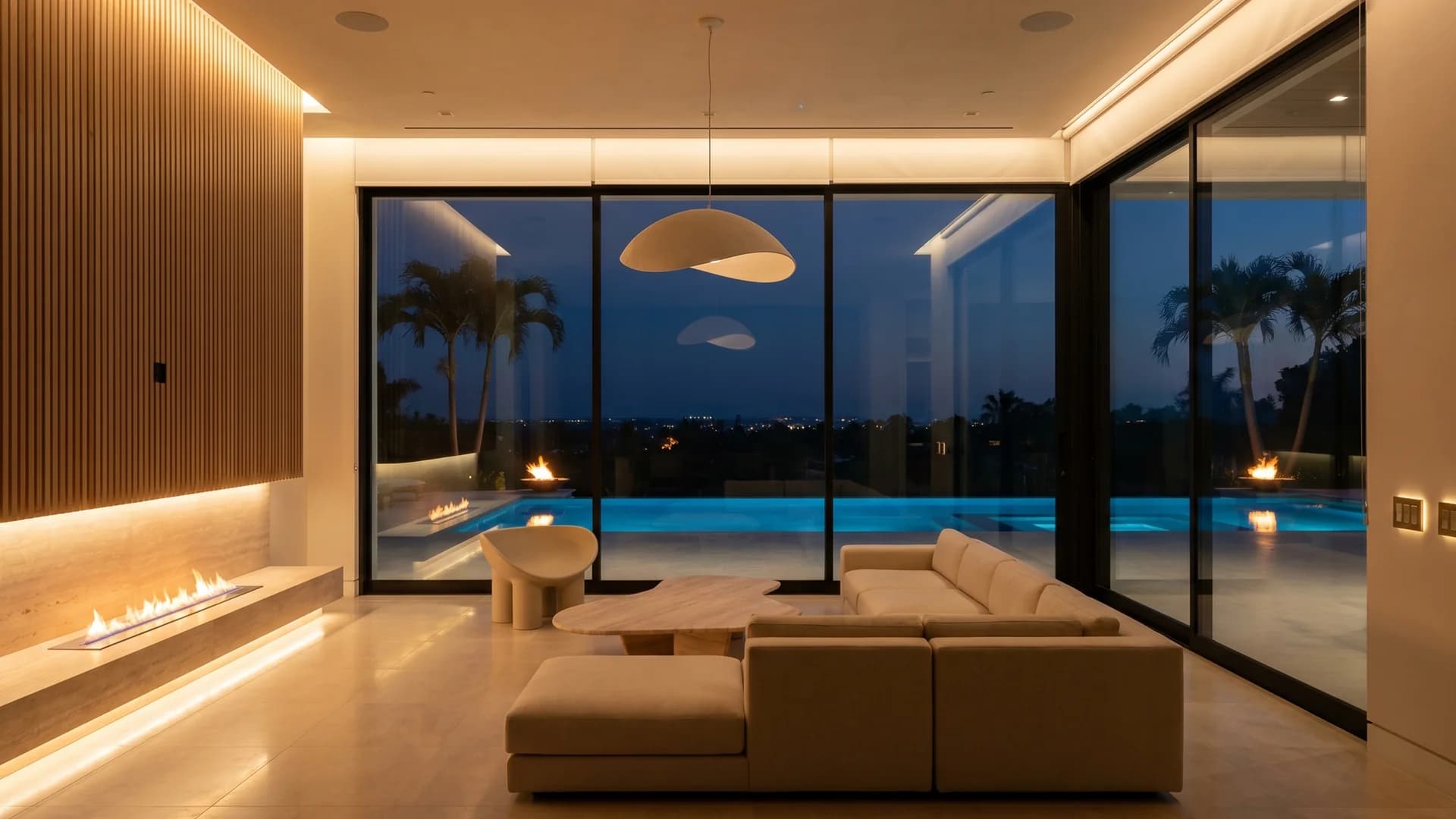 Luxury smart living interior by MK Iconic Solutions