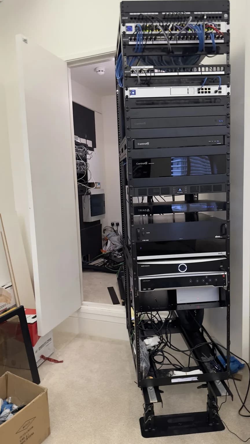 AV Cabinet Rebuild · United Kingdom · MK Iconic Solutions project